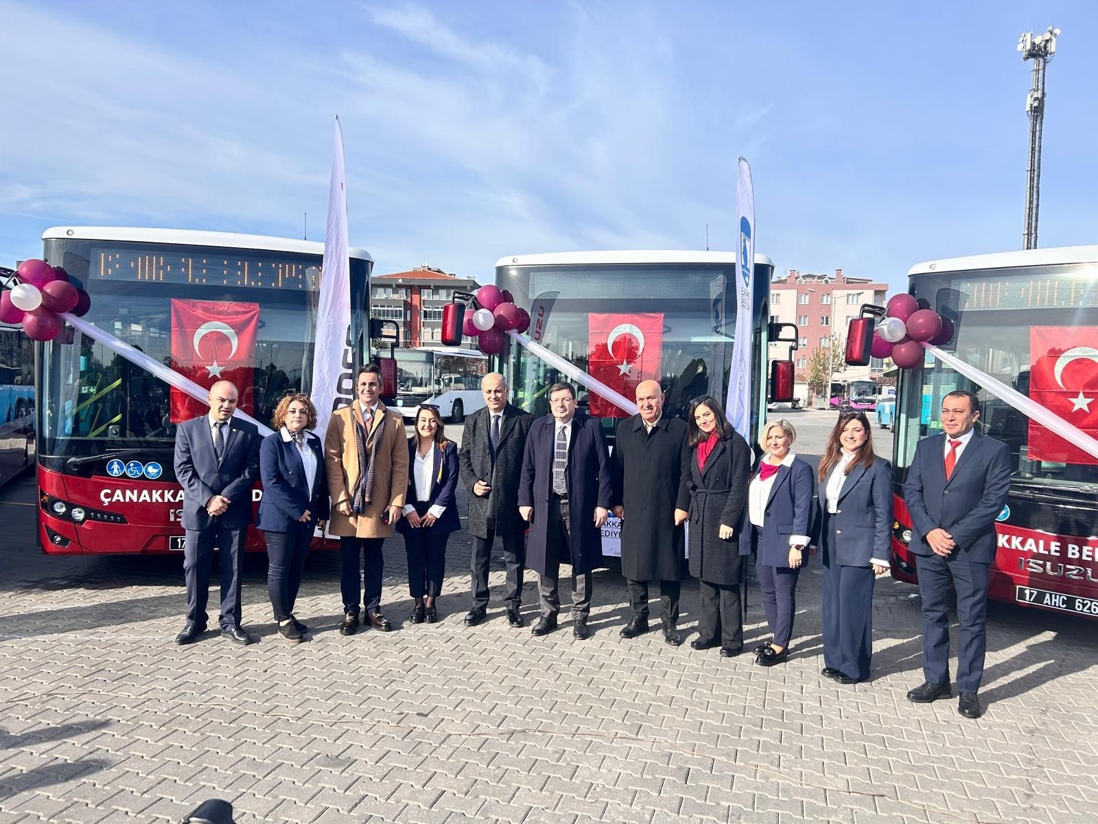 Anadolu Isuzu Delivers Citiport Buses to Çanakkale Municipality