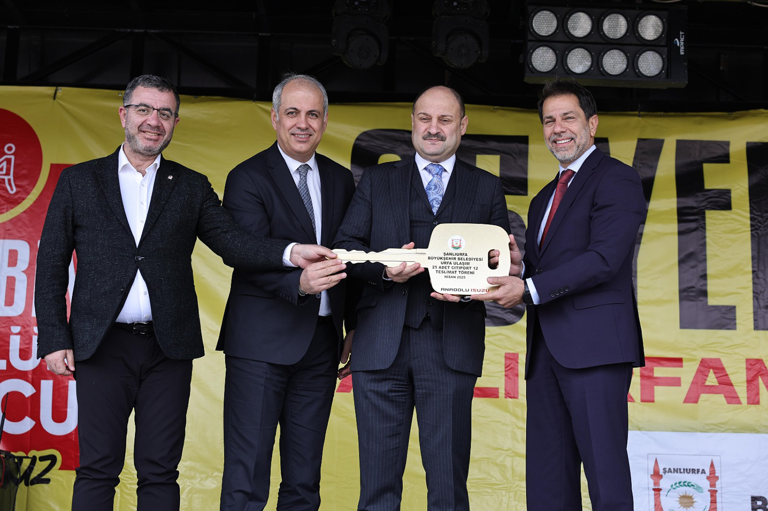 Anadolu Isuzu’dan Şanlıurfa Belediyesi’ne 25 adet Citiport Teslimatı